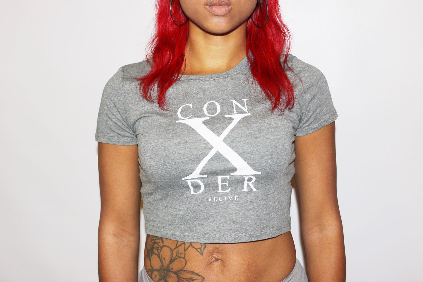 Classic Times womens crop top tee