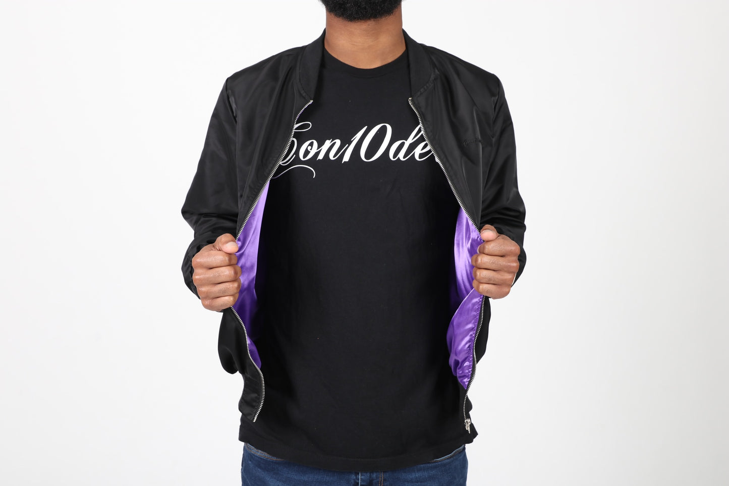 Money, Power, Flowers bomber jacket